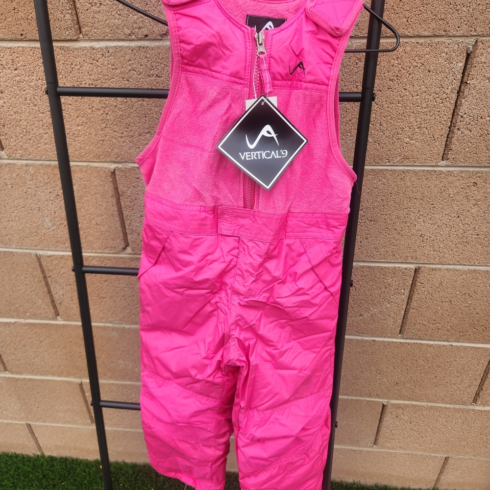 Kids Pink Snow Pants